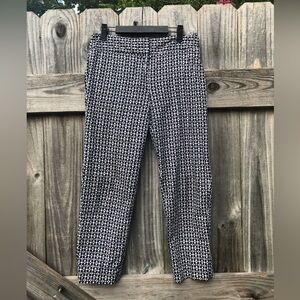 New York Clothing Company Black and White Patterned Pants - Sz 10